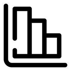 business dashed line icon