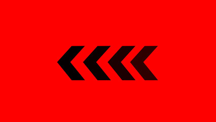black arrow icon on red background. flat style. arrow icon for your web site design, logo, app, UI. arrow indicated the direction symbol.