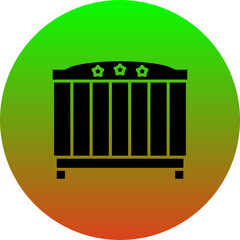 Baby crib Icon