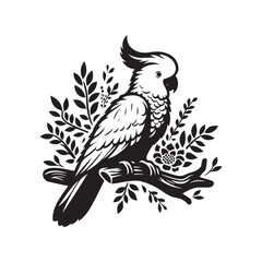 vector illustration of a bird