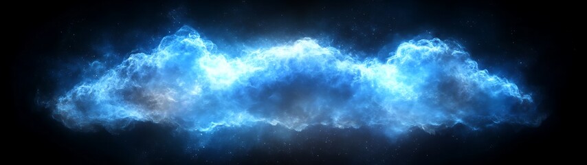 Mystical Blue Cloud Formation.