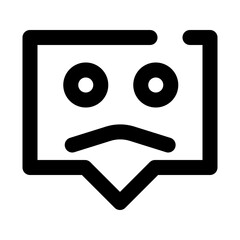 chat dashed line icon