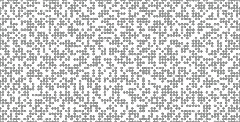 Seamless circular QR code pattern on white background.