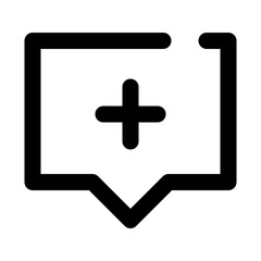 chat dashed line icon