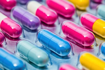 colorful pills and capsules