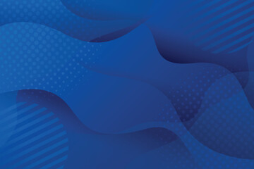 Abstract blue background with diagonal lines. Dynamic shapes composition. Vector illustration