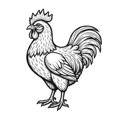 A friendly cartoon chicken mascot logo featuring a chef chicken with a spatula, perfect for restaurant branding and food-related vector illustrations.