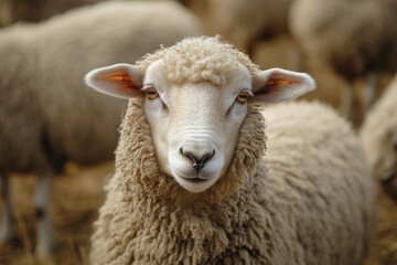 sheep with herd