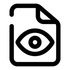 files dashed line icon