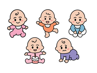 아기 일러스트레이션