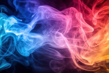 Obraz premium Colorful smoke abstract background design