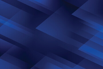 Obraz premium Abstract blue background with glowing geometric lines Futuristic technology concept. Suit for brochure, corporate, website, poster, banner, cover, flyer