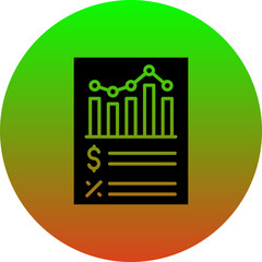 Financial report Icon