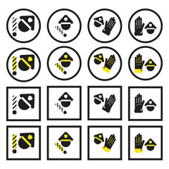 Authorized Personnel Only warning sign set for Property Regulation Sign