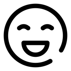 emoticon dashed line icon