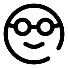 emoticon dashed line icon