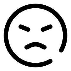 emoticon dashed line icon