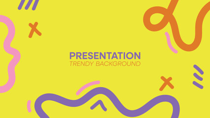 Modern minimalist cover presentation background design.