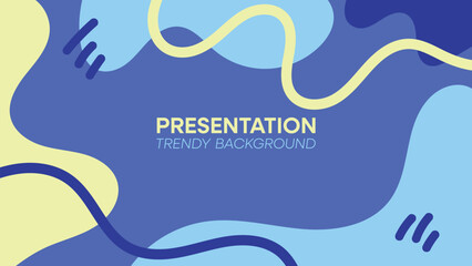 Modern minimalist cover presentation background design.
