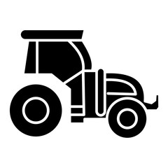 tractor isolated on white