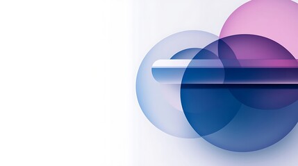 Abstract geometric shapes overlapping