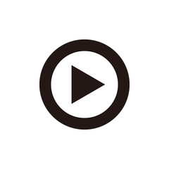 動画再生ボタンのアイコン