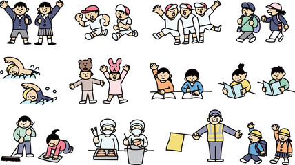 日本の小学生の学校生活