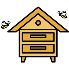 Bee Keeping lllustration