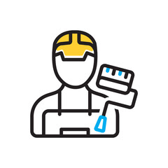 Multi color icon for painter