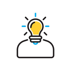 Multi color icon for understand