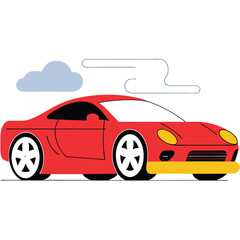 Stylish Car Illustrations 