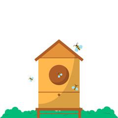 Beekeeping Illustration