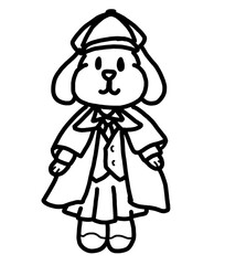 Detective rabbit 
