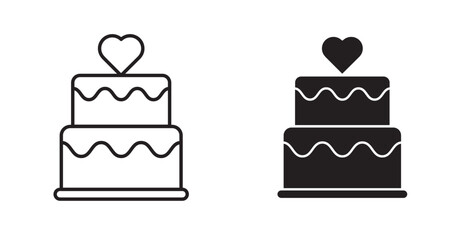 wedding cake icon