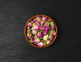 Dry Rose Buds, Roses Petals for Pink Flower Tea, Dried Persian Rosebuds, Rose Buds Textured Flowers