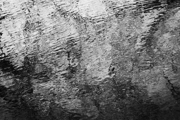 Abstract reflections on water with ripples