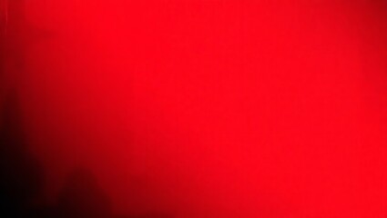 A vibrant red canvas evokes passion and energy, a bold statement of pure color with subtle shading and a dark vignette.