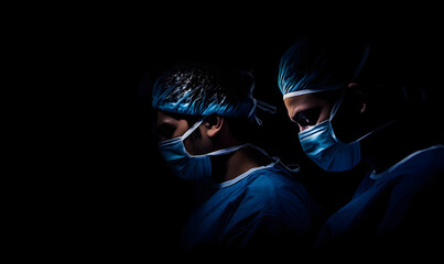 Professional surgeon, steady-eyed doctor, operating room, focused, medical, at work, business, wallpaper, background, poster, base map, team, health, hygiene, professional, hospital,operation