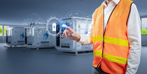 Engineer control energy storage system or battery container unit