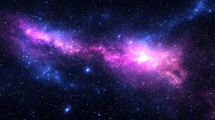 Obraz premium Stunning Cosmic View of Vibrant Nebula in Deep Space Universe