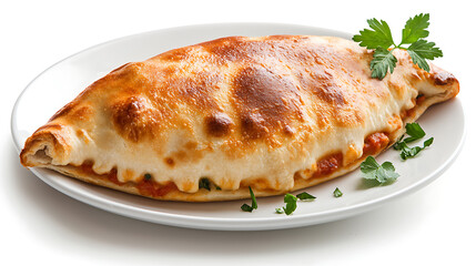 Baking delicious calzone italian cuisine food photography cozy kitchen close-up culinary art