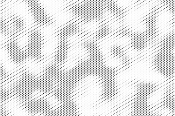 Halftone Noise Stipple pointillism background. Grain gradient texture background with dots. Dot work gradient halftone pattern. Sand, grain, grunge stipple effect. Abstract texture, engraved overlay