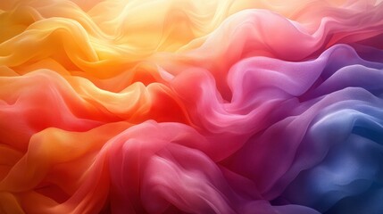 Obraz premium Vibrant Fluid Gradient Artwork for Contemporary Digital Canvas