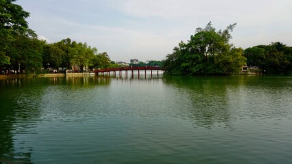 Hanoi Lake in the park