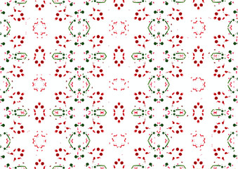 A textured drawing created from drops and spots of paint that were taken in one photograph. The photograph was repeated several times in the GIMP photo editor.