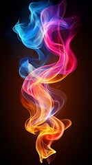 Colorful vertical background for phones with abstract artwork.