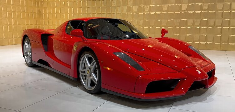 Ferrari, Enzo red sports car