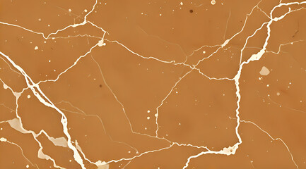 caramel marble texture with white veins