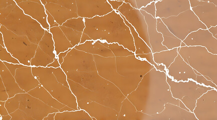 caramel marble texture with white veins