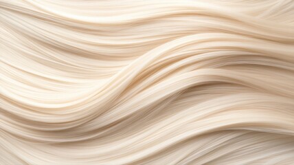 Fototapeta premium Soft, flowing strands of blonde hair create a serene and elegant texture, evoking feelings of beauty and tranquility.
